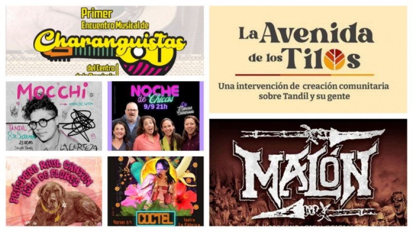 La agenda más completa del fin de semana tandilense